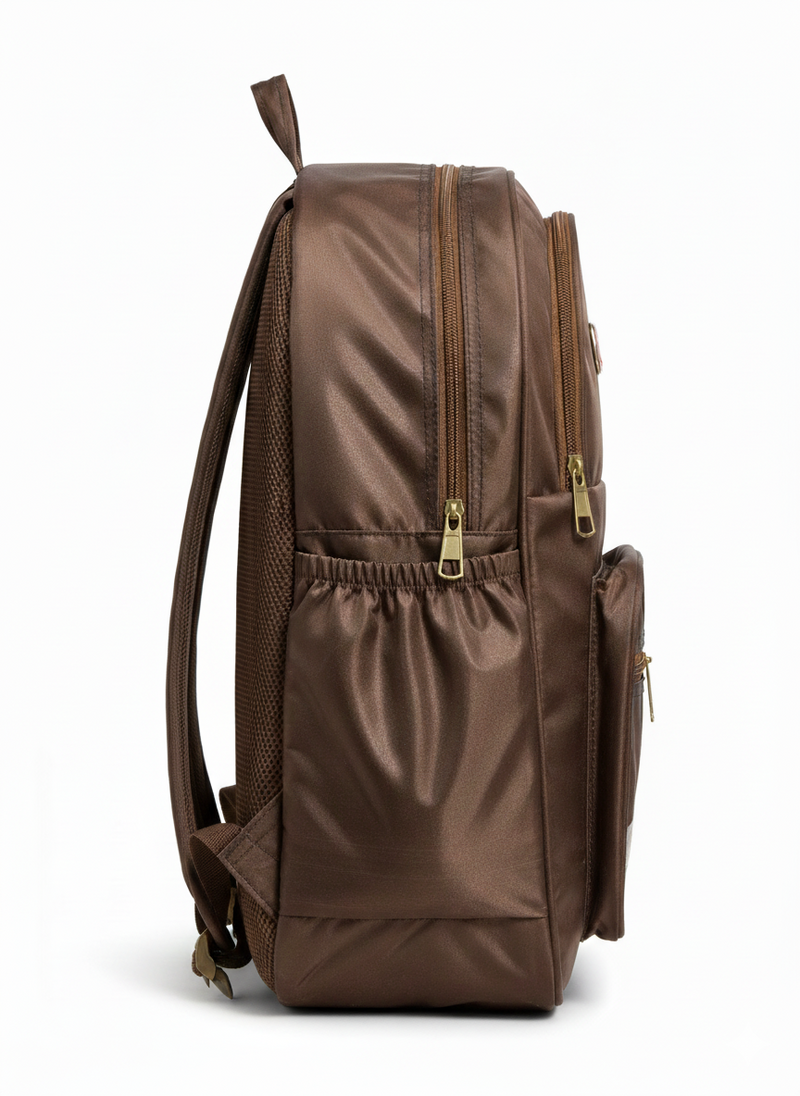 Premium Brown Backpack – Stylish, Durable & Spacious Design