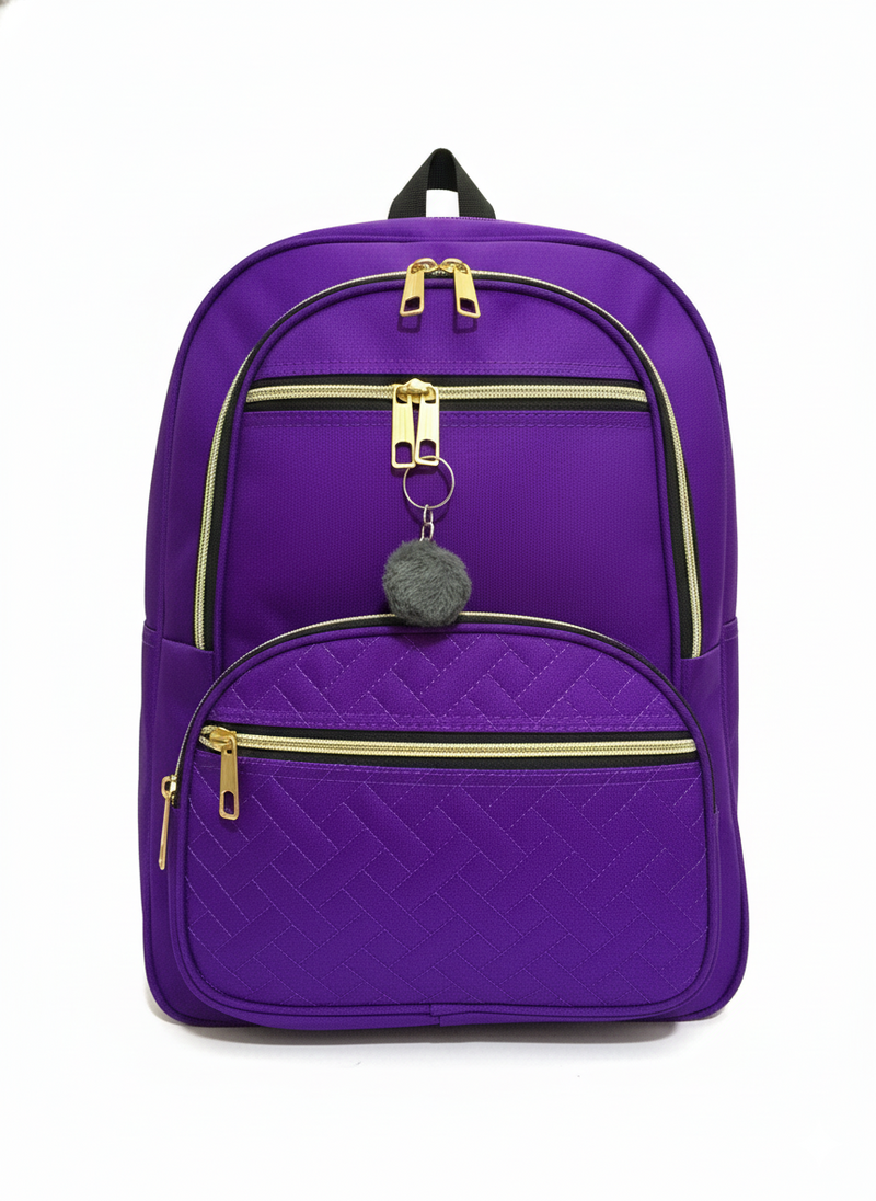 Royal Violet Charm Backpack