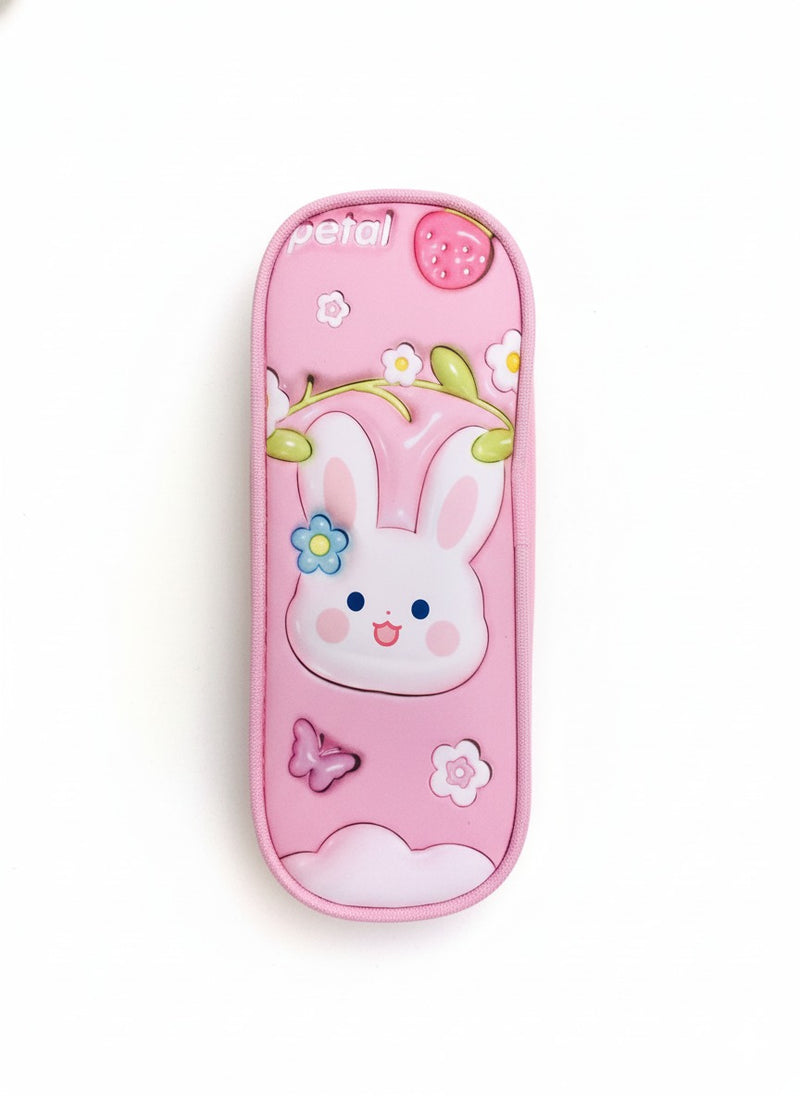 Fluffy Rabbit School Pouch